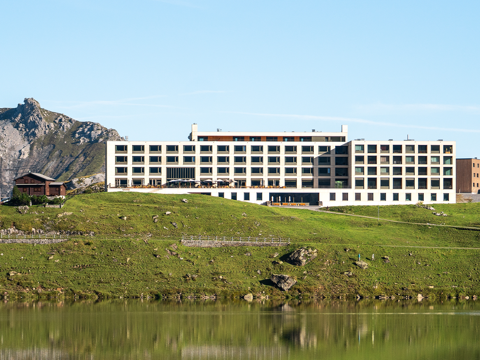 Dans le village sans voitures de Melchsee-Frutt se trouve le Frutt Mountain Resort, un endroit où les vacances en famille se déroulent particulièrement simplement et sans complications.