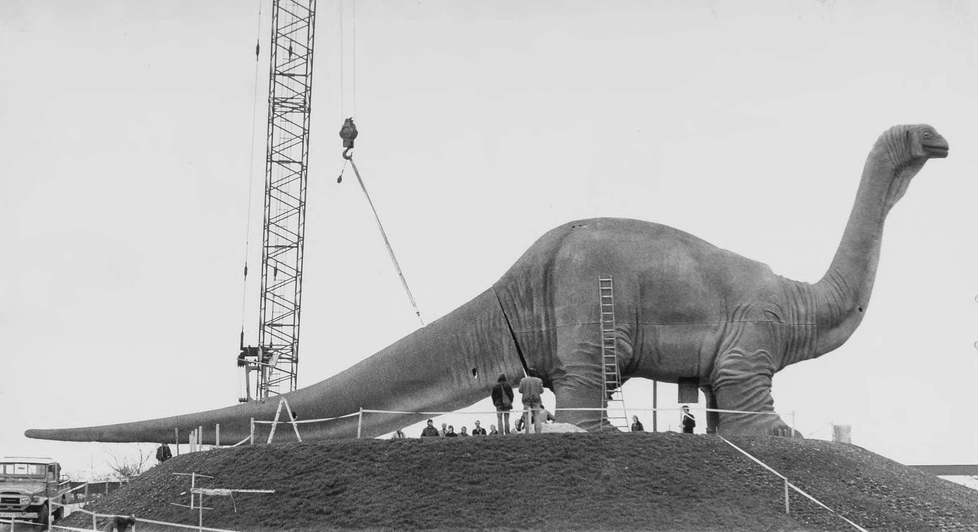 Zu Gast an der "Grün 80": Dinosaurier