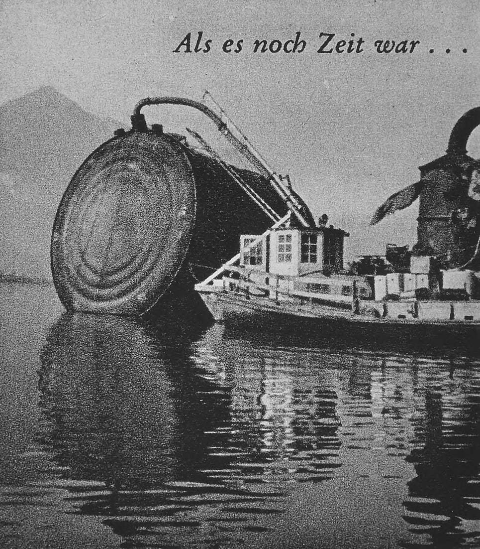 Experimente unter Wasser: Unterwassertank im Thunersee