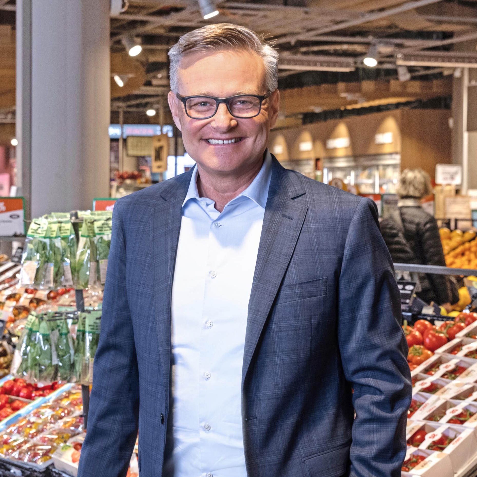 Mario Irminger au supermarché