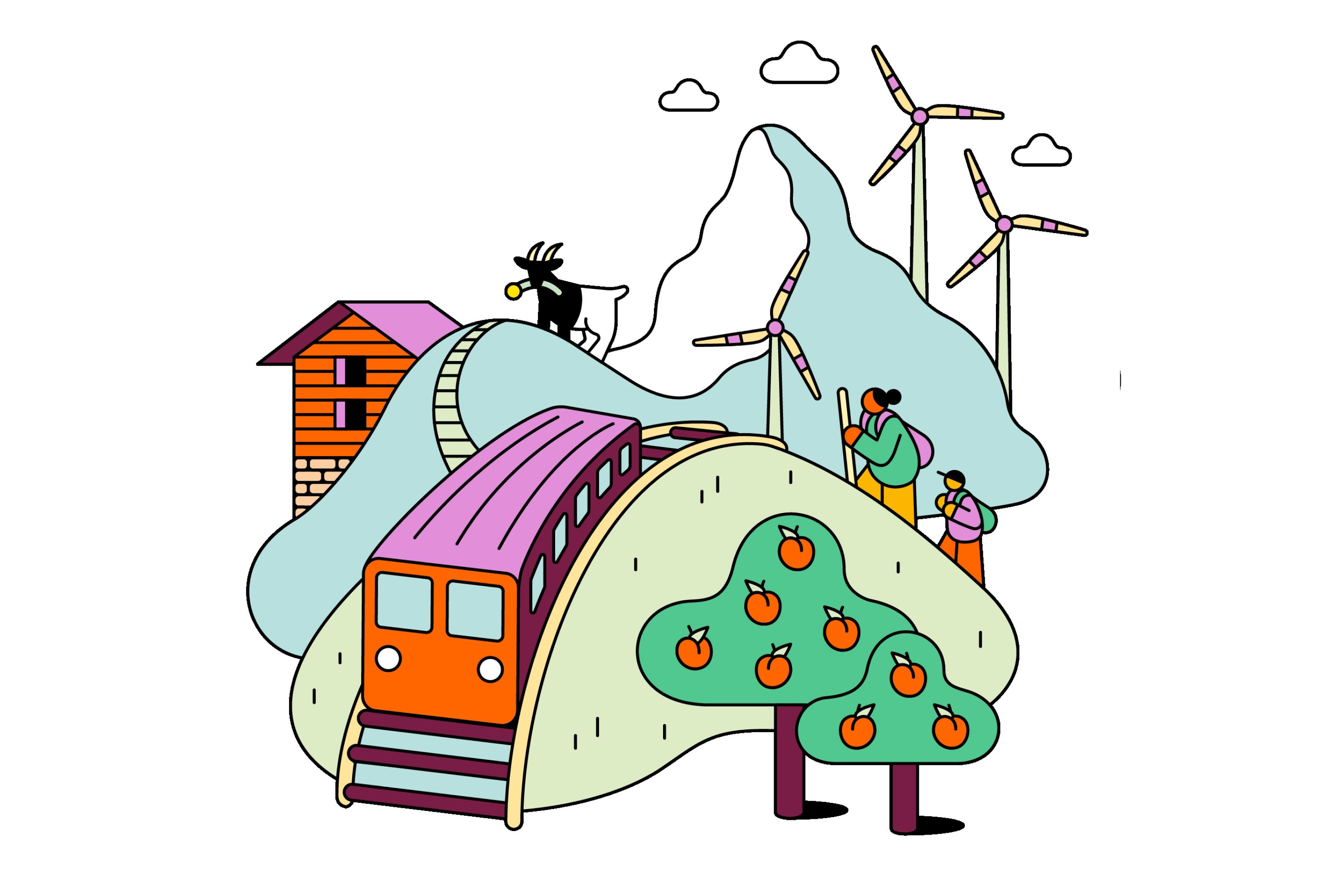 Illustration des curiosités du Valais