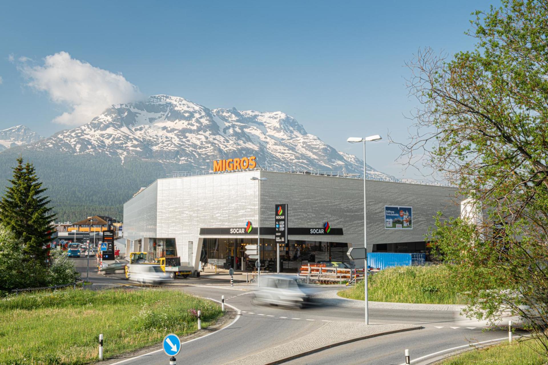 The Migros branch in Samedan