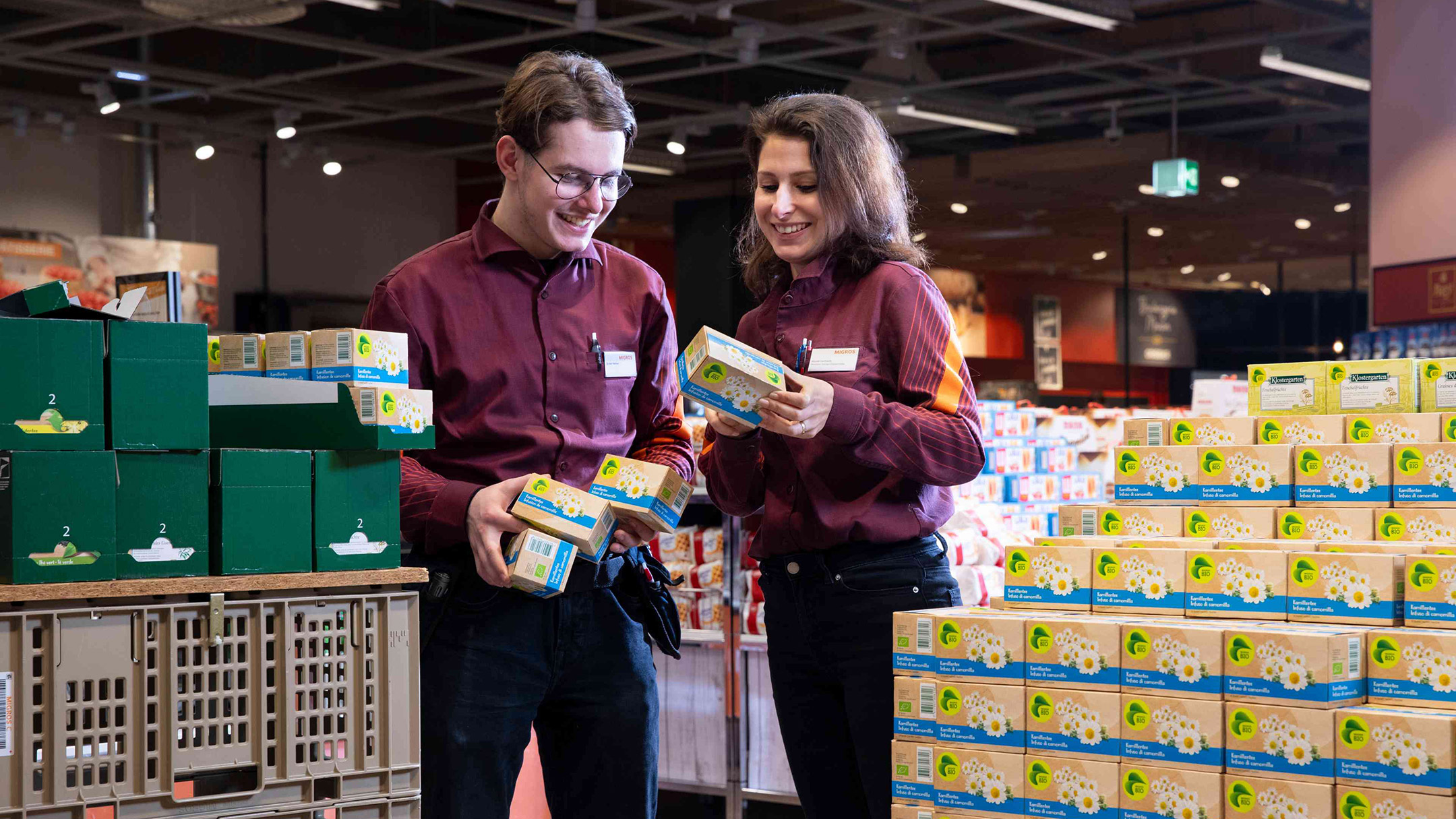 Nathan Gruber e Nicole Léchaire