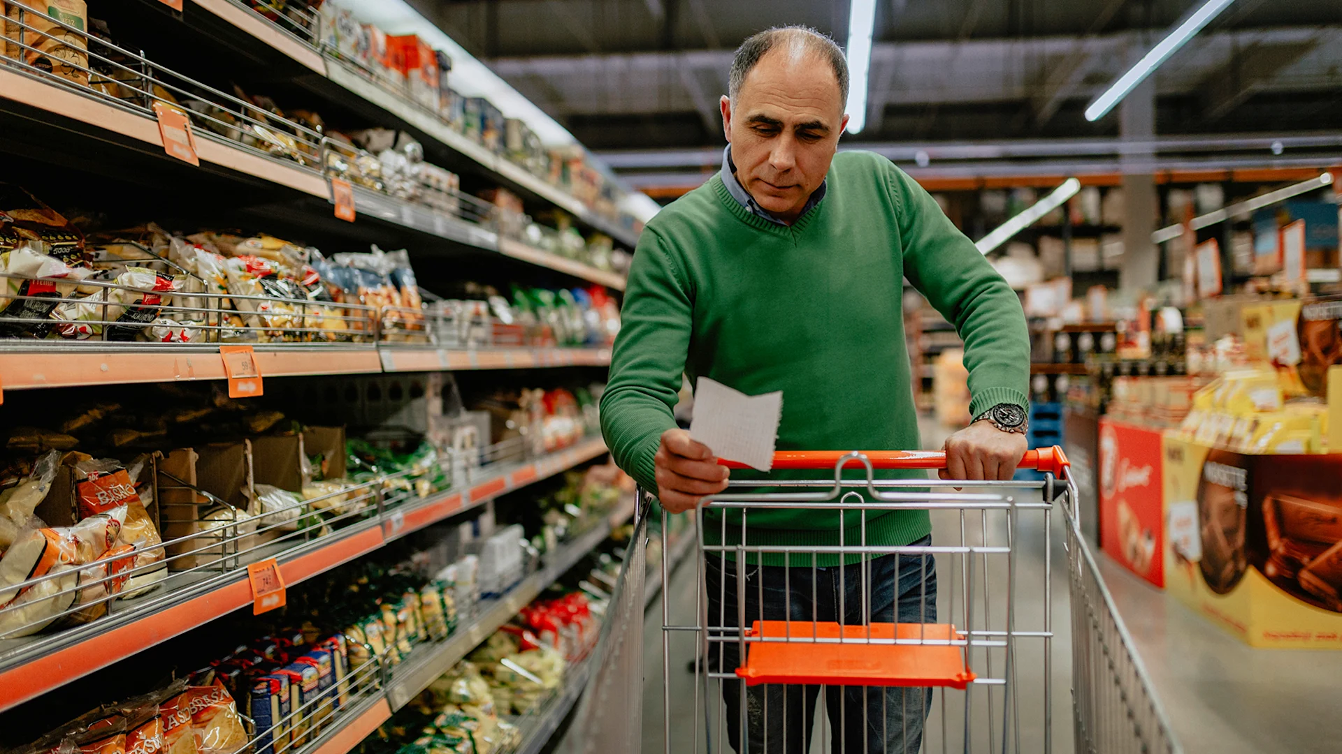 Tutti gli ingredienti necessari sono nella lista della spesa.