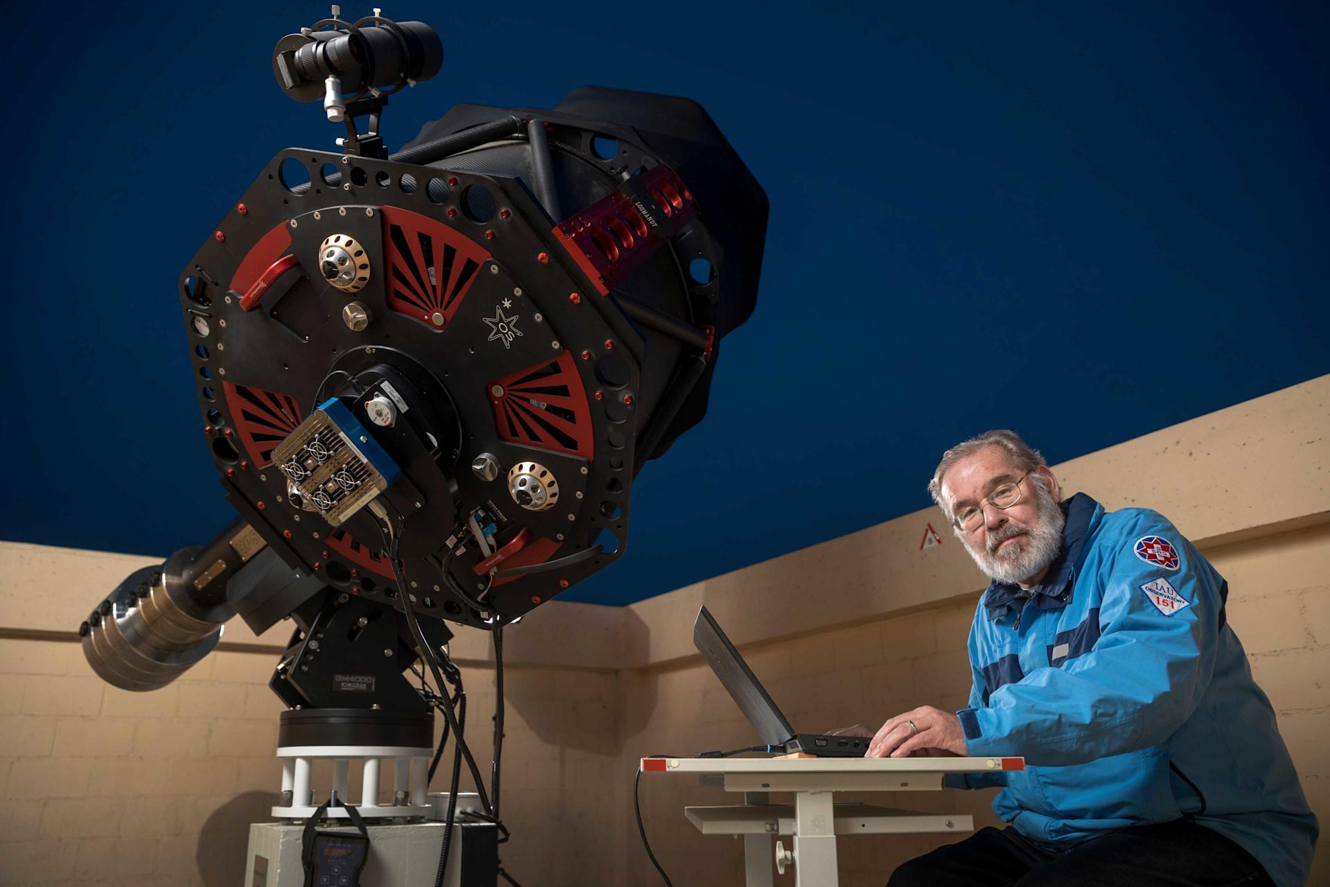 Markus Griesser à l'Observatoire Eschenberg de Winterthour