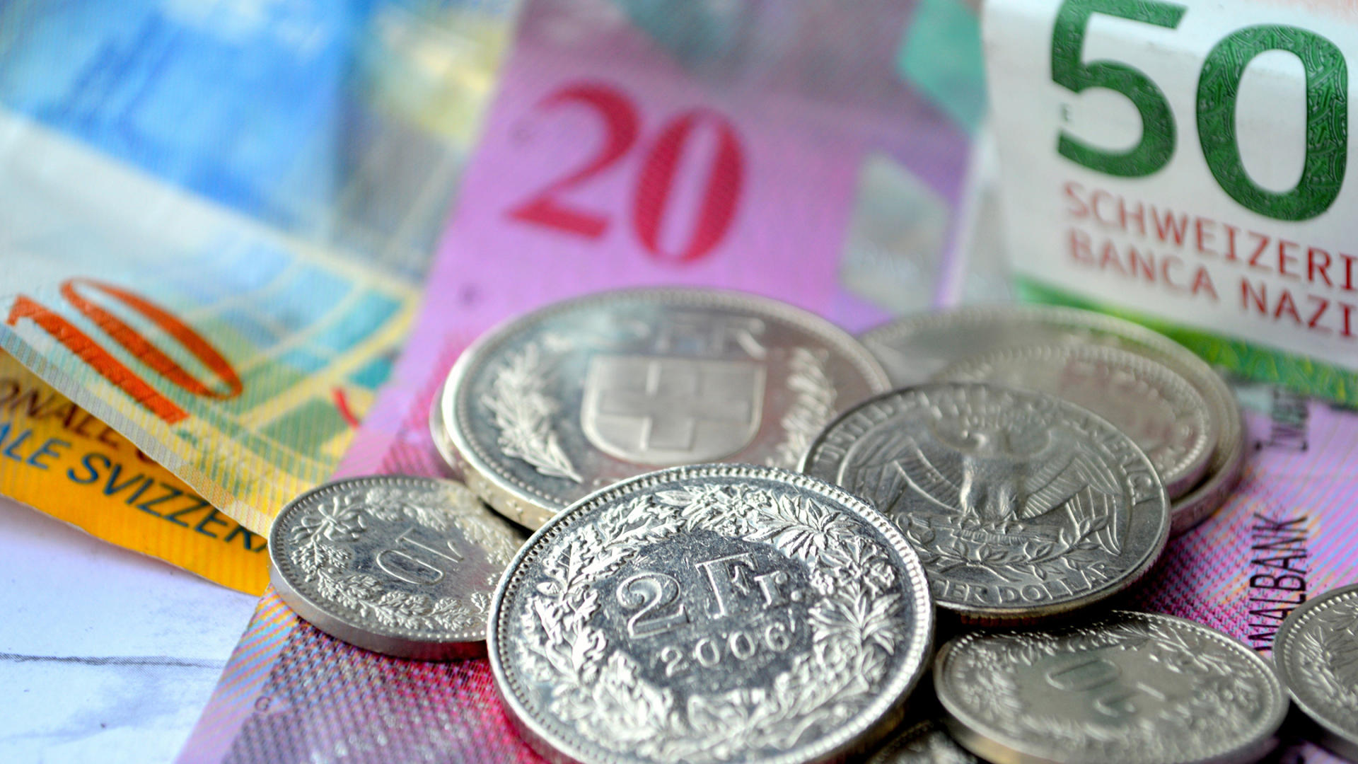 Bargeld in Schweizer Franken