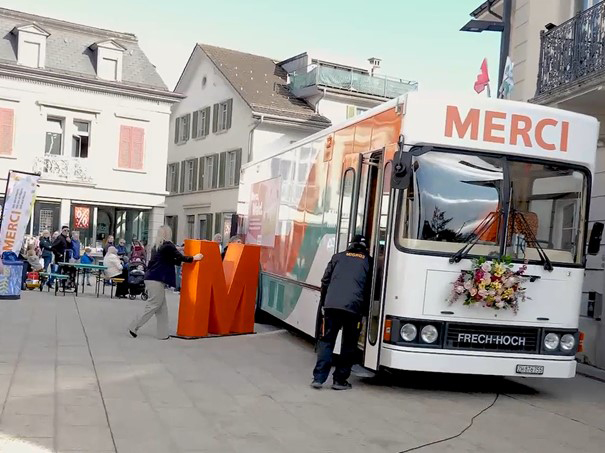 Der "Merci Bus" kommt in die Ostschweiz