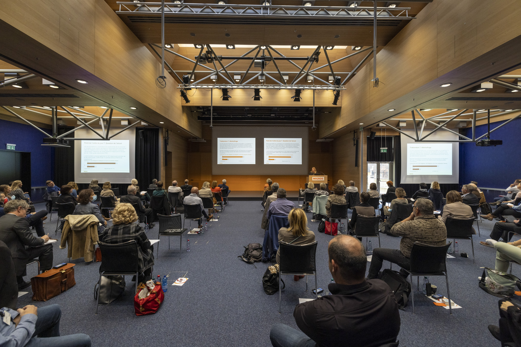 L’assemblée des délégués s’est déroulée dans le respect des règles de distanciation.