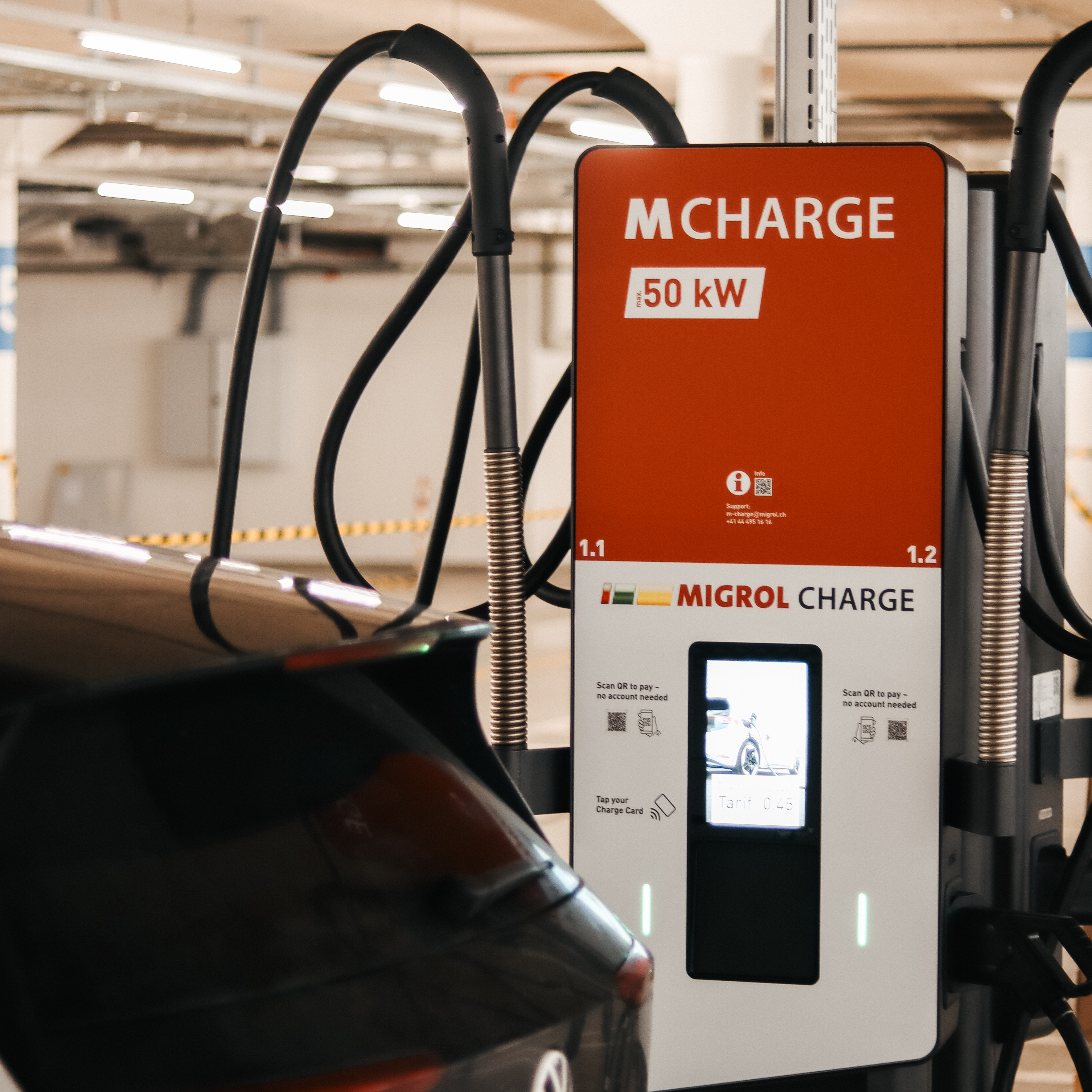 station de charge Migrol