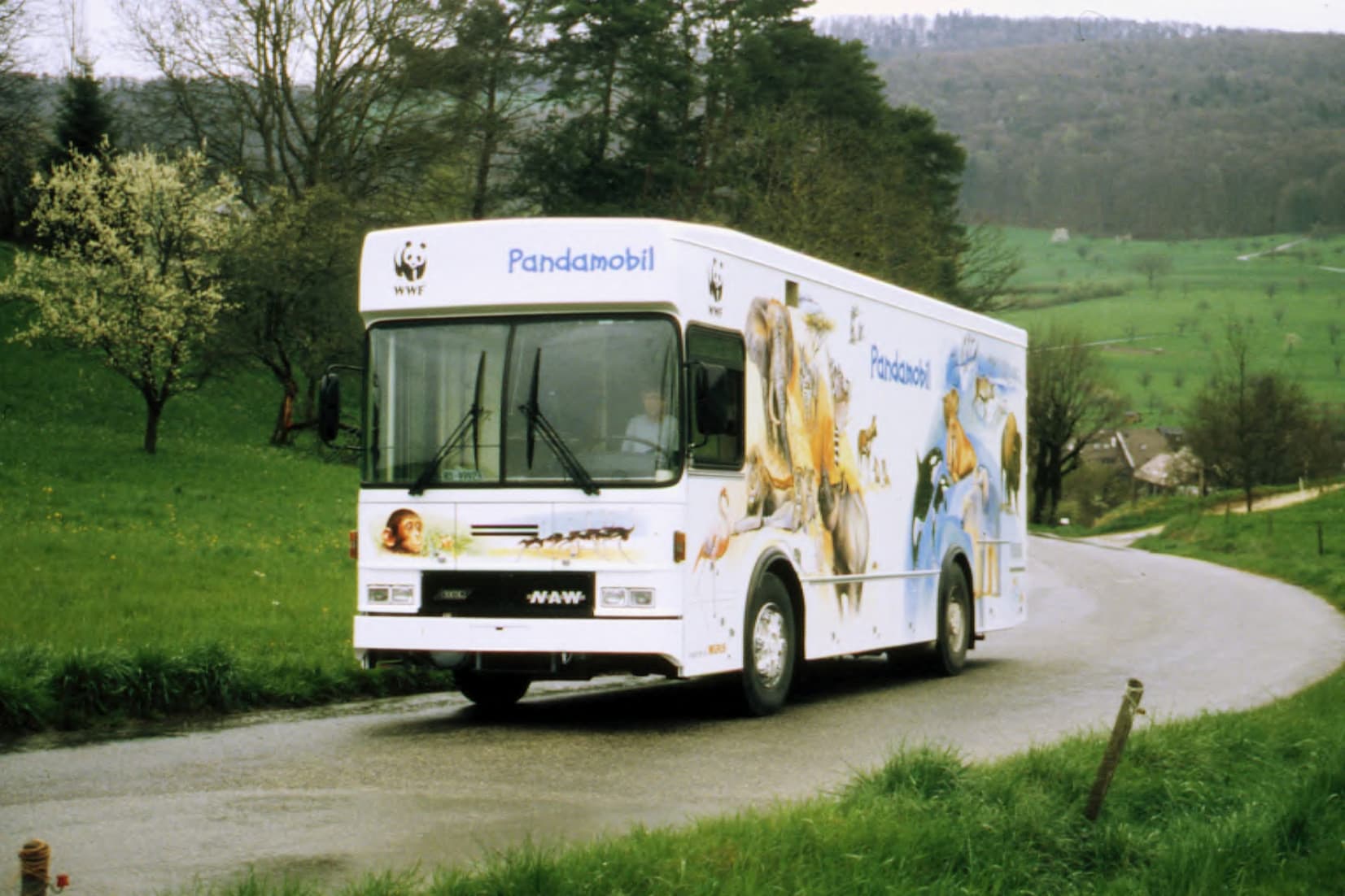 Das Pandamobil unterwegs (ca. 2009)