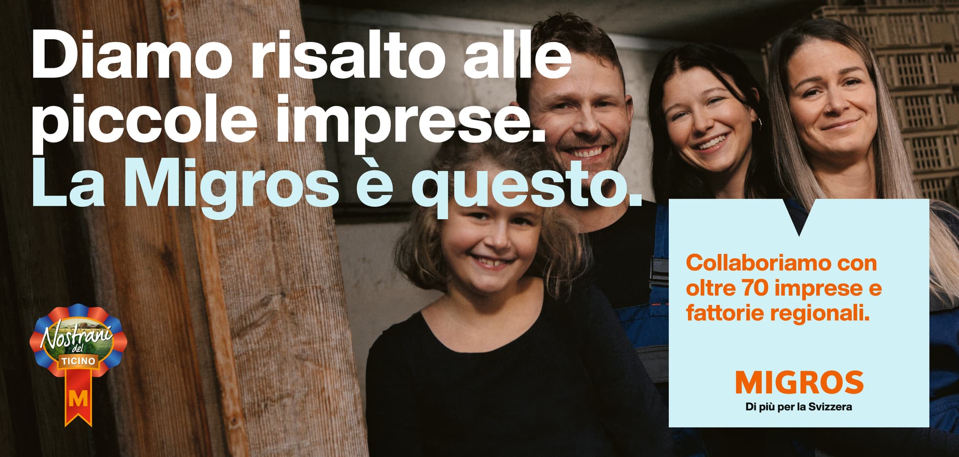 Werbekampagne «Migros macht meh für d’Schwiiz»