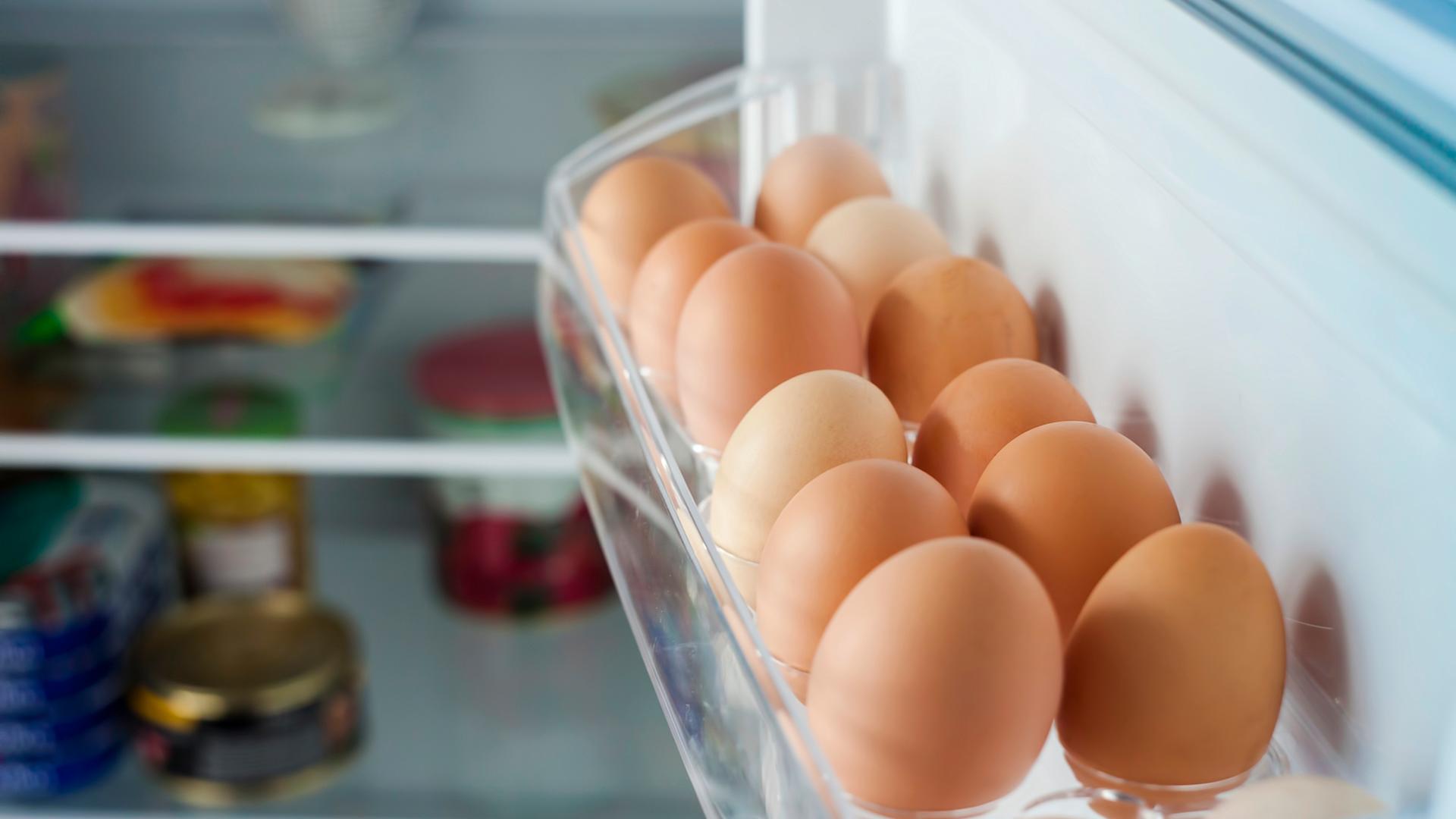 Eier im Kühlschrank