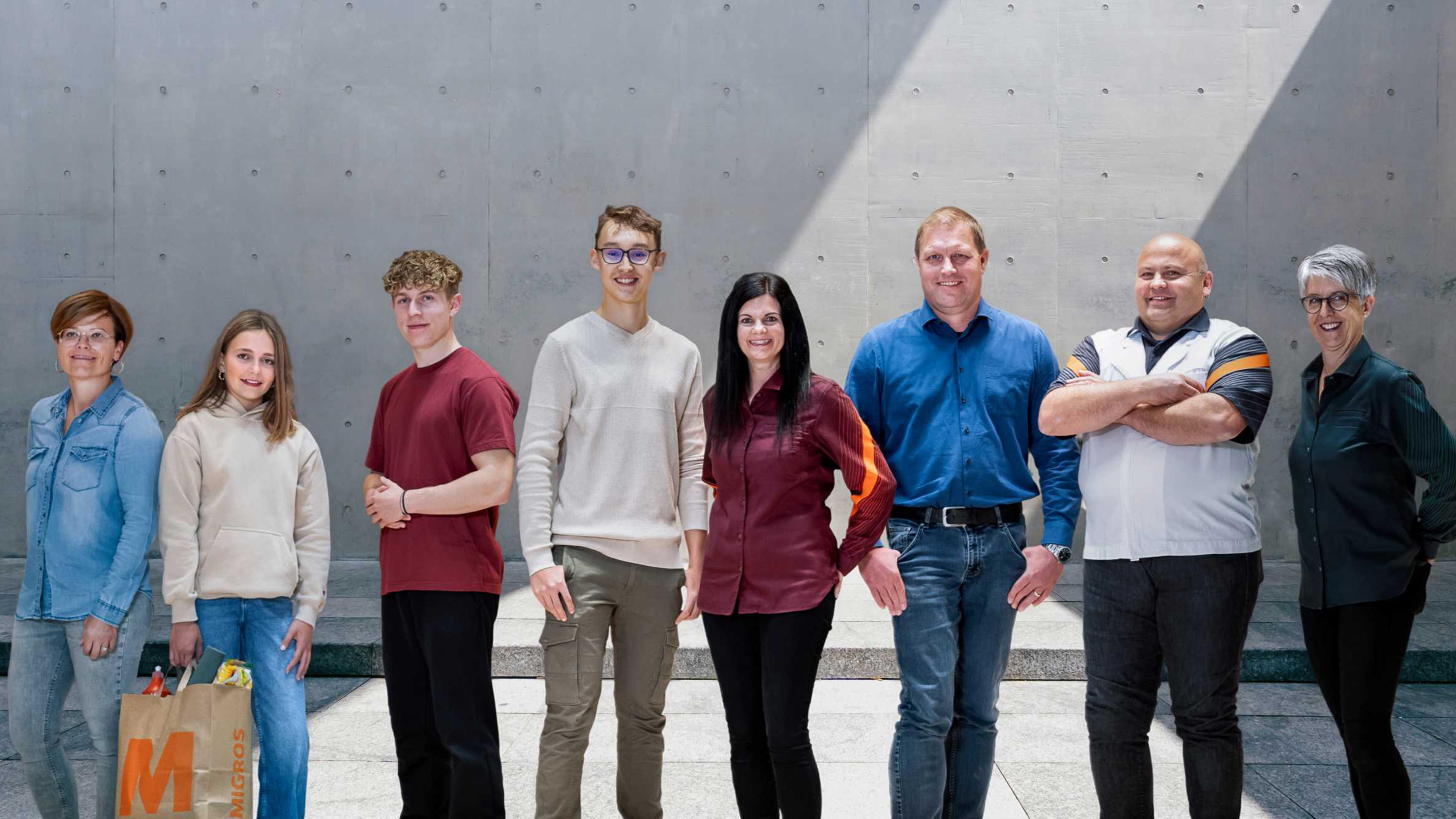 Dipendenti di diverse aziende Migros