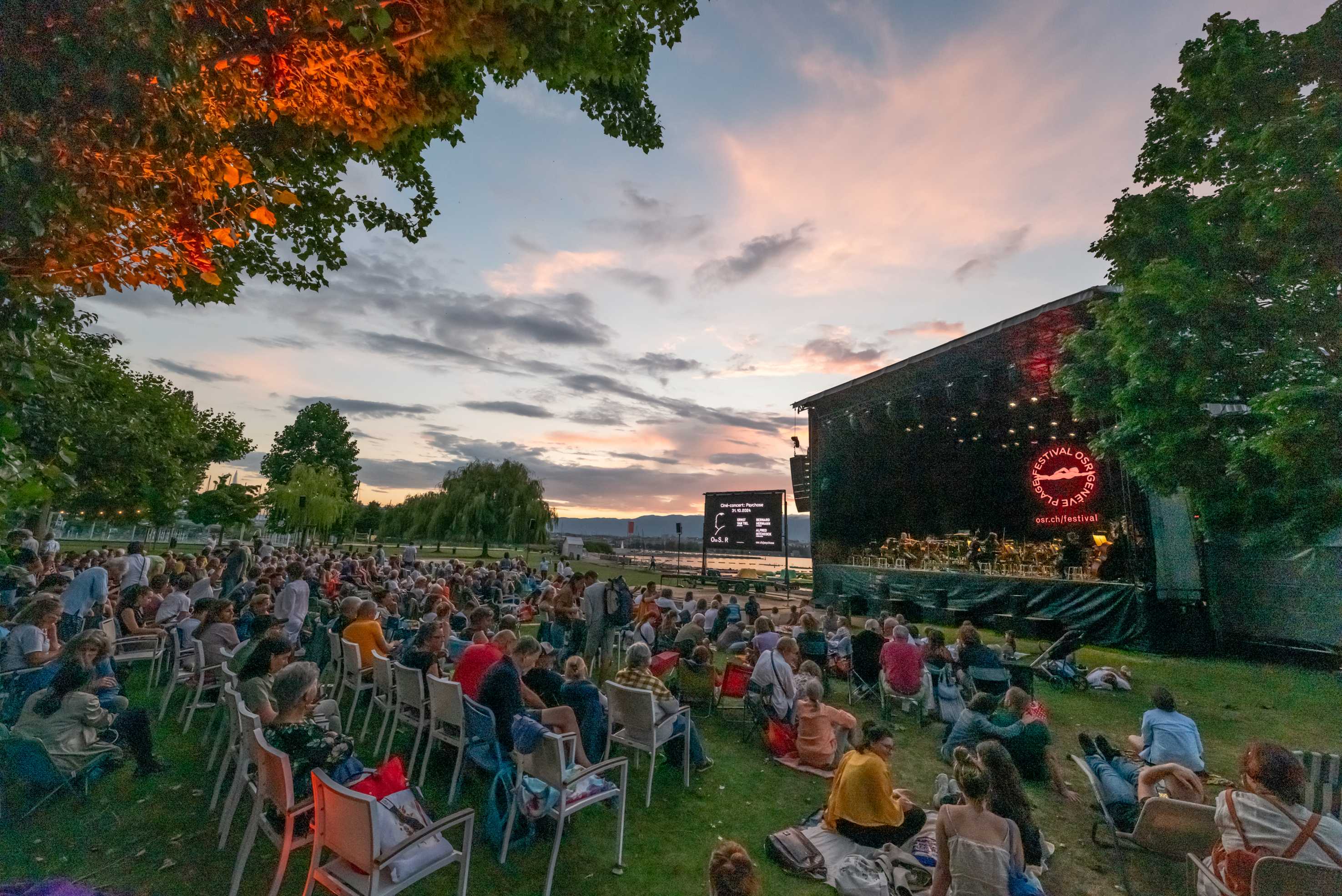 L'Orchestre de la Suisse Romande (OSR) à la Genève-Plage