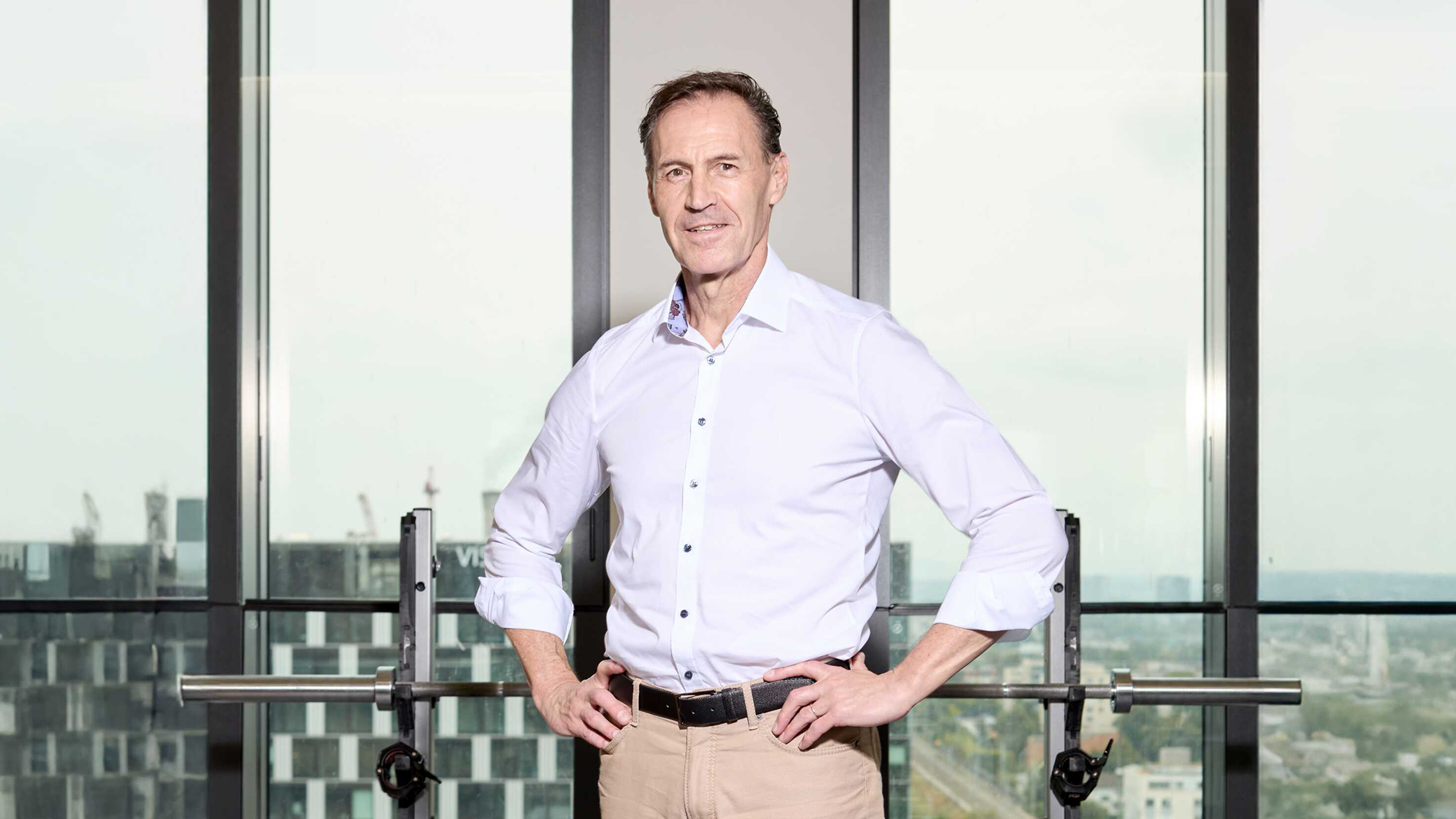 René Kalt in einem Fitnessstudio von Activ Fitness