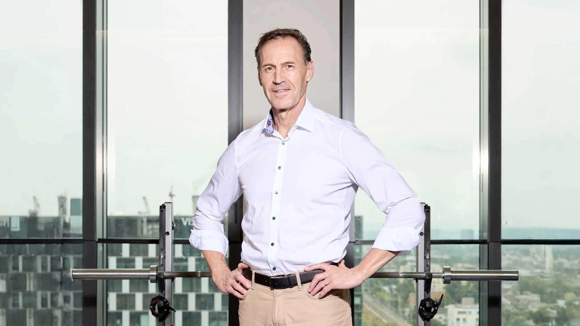 René Kalt in einem Fitnessstudio von Activ Fitness