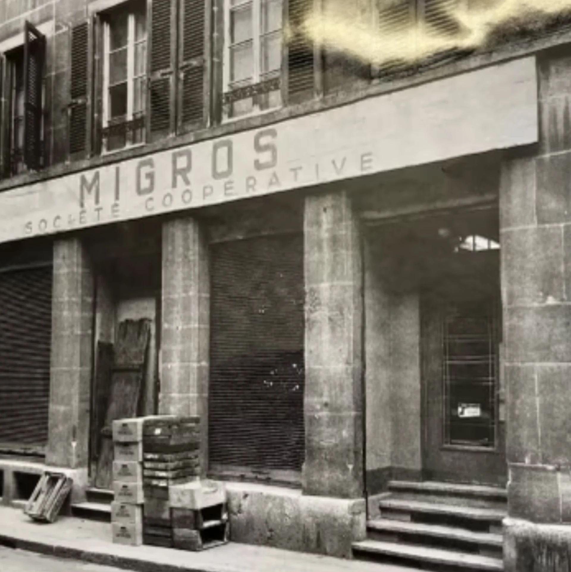 Photo de Migros Neuchâtel-Fribourg en 1941