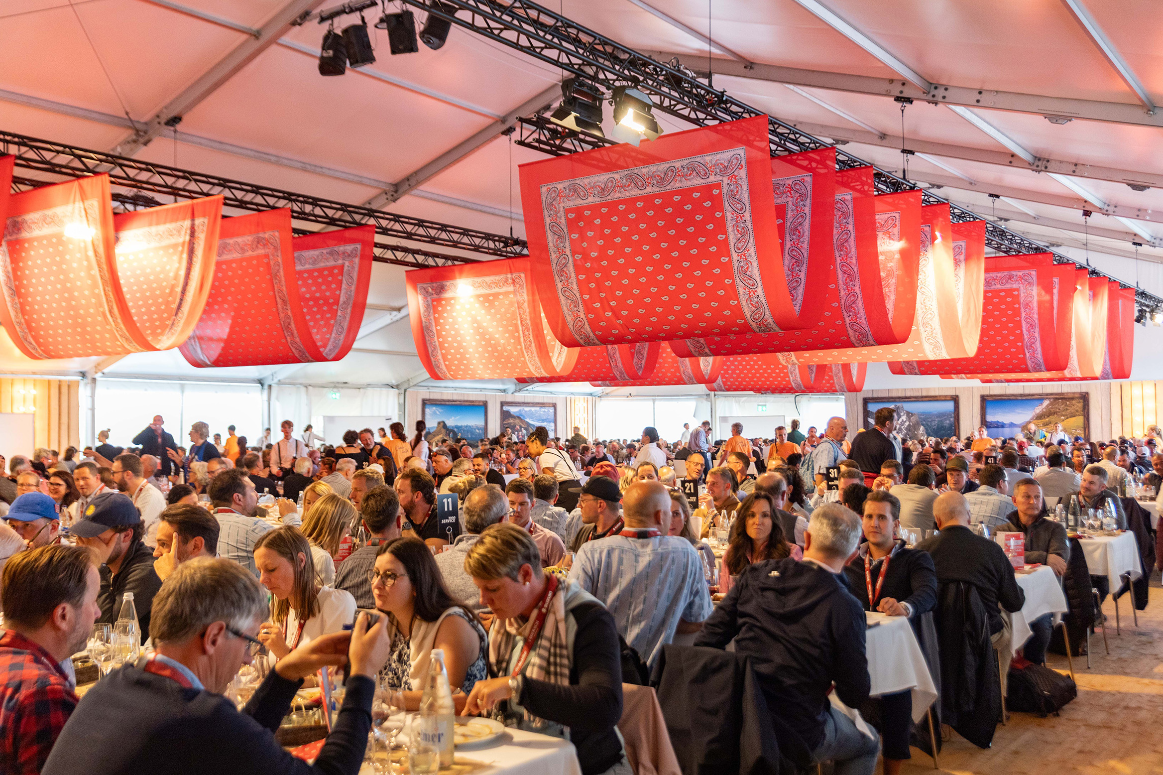 VIP-Zelt am ESAF 2025