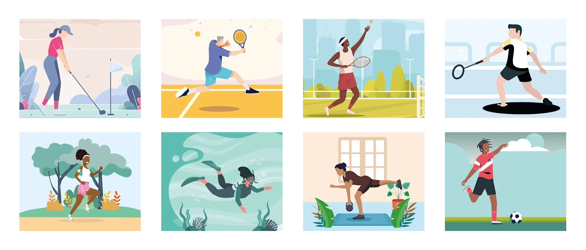 Illustration de sports