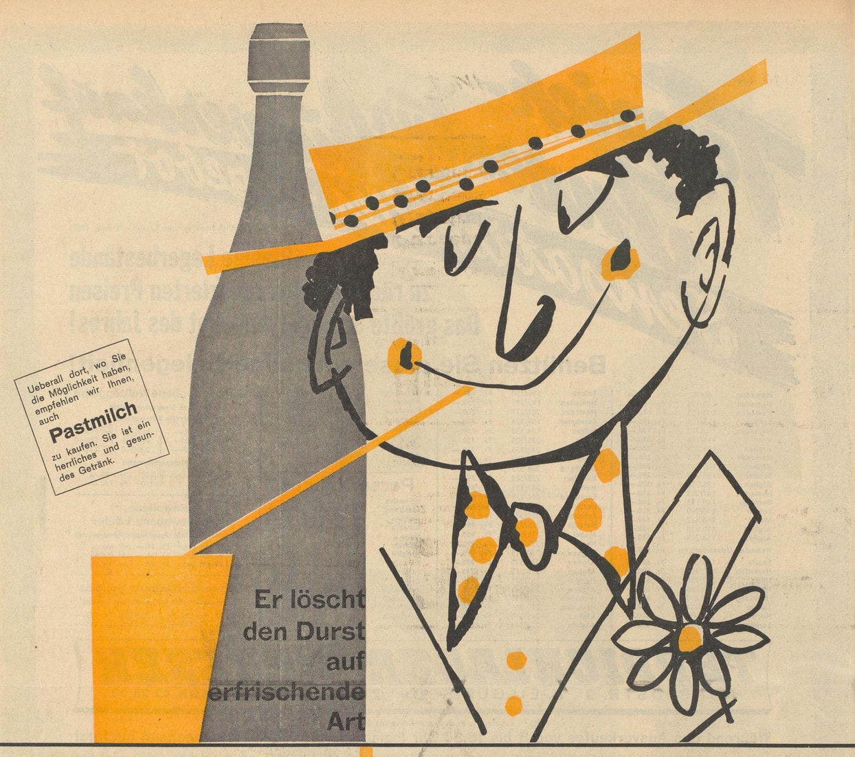 Migros-Werbung für Pastmilch (Wir Brückenbauer, 1960)