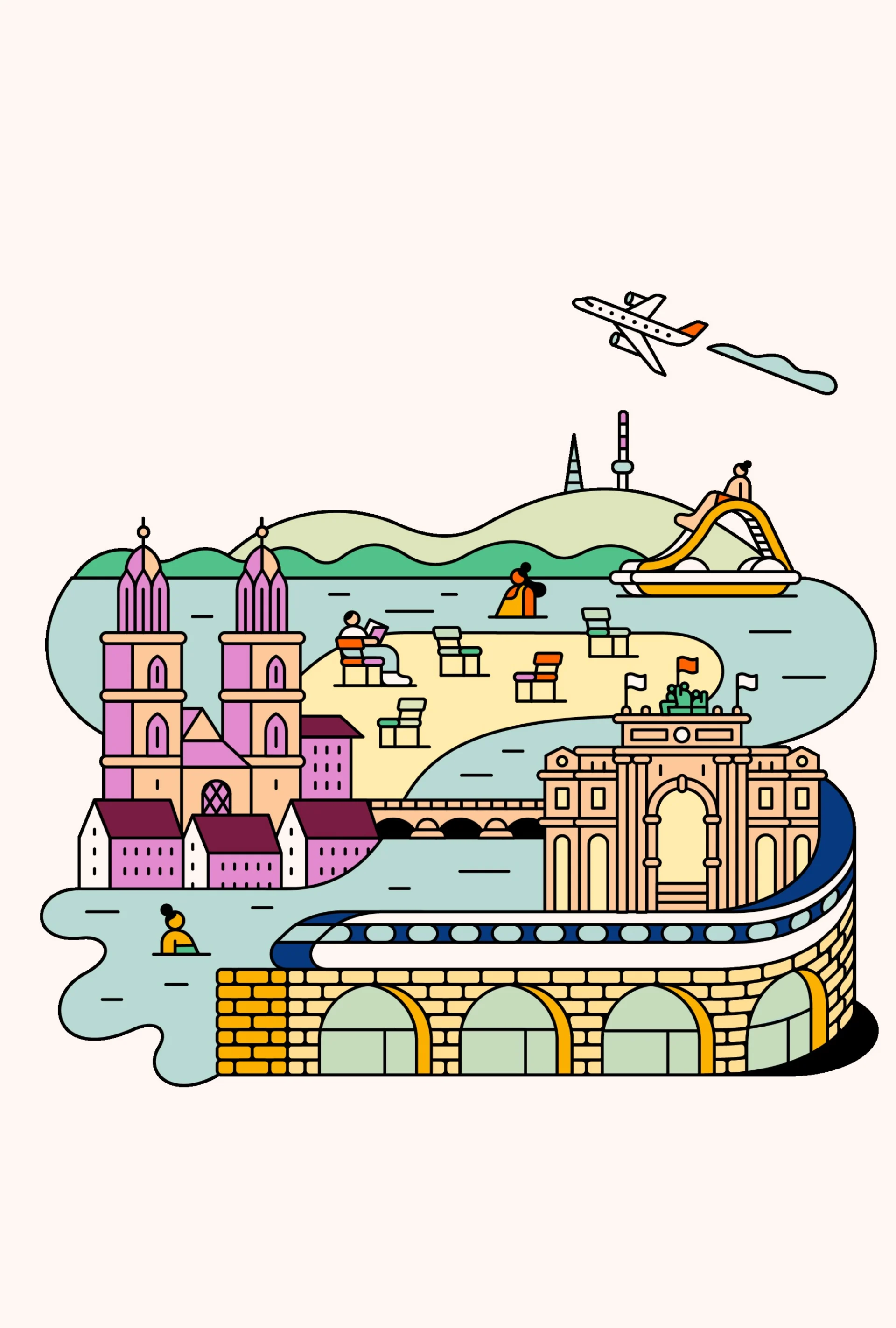 Illustration of Zurich
