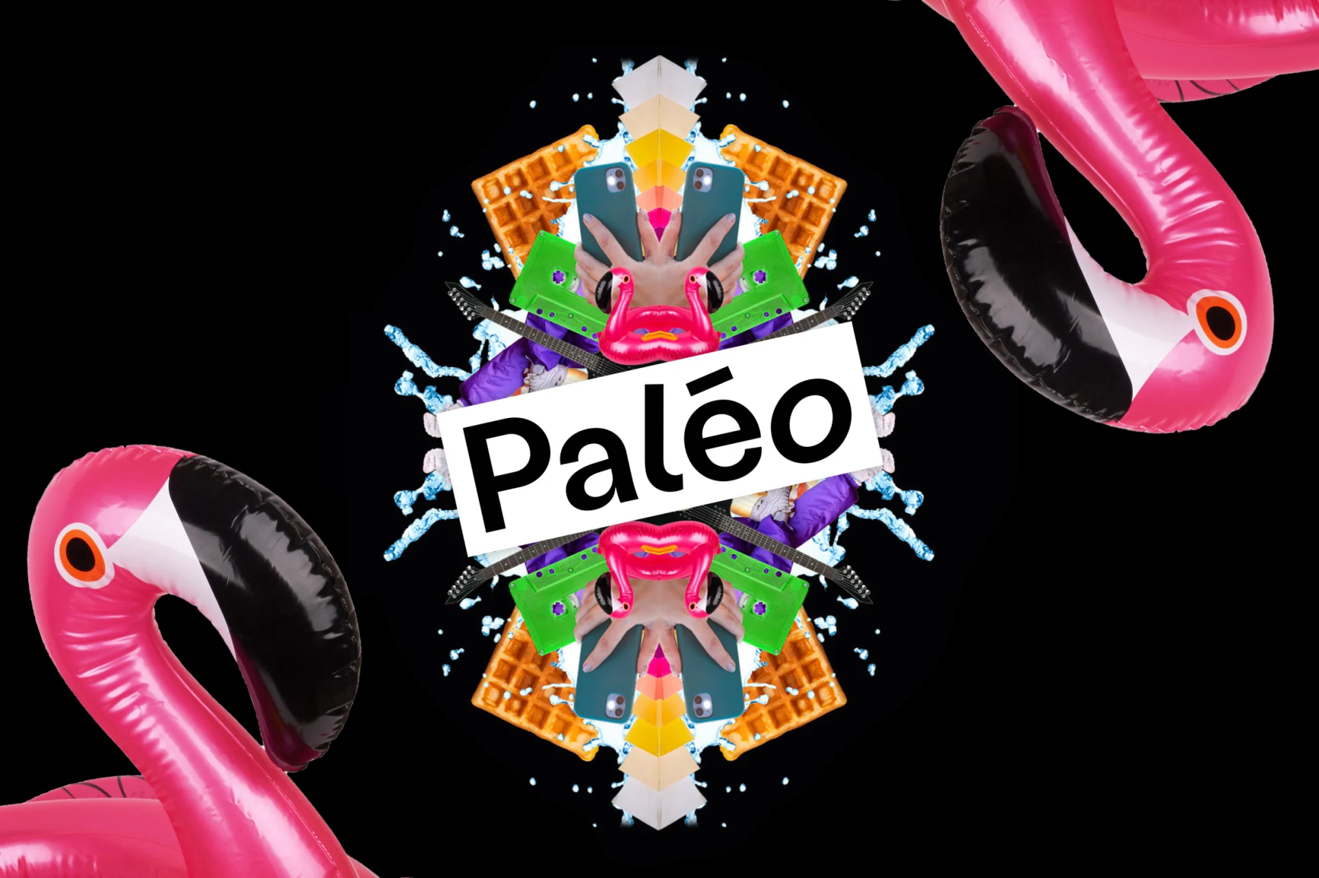 Collage per il festival Paléo
