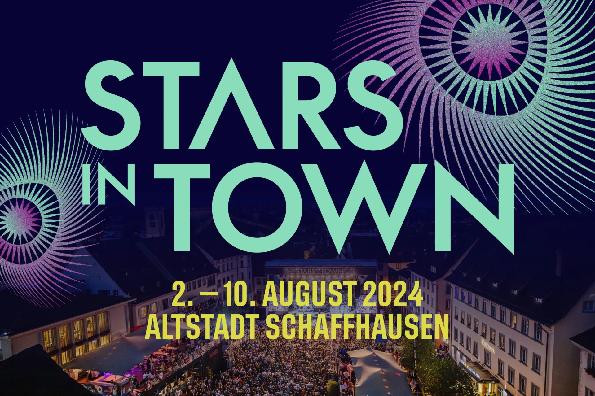 Logo of the Stars in Town festival in Schaffhausen