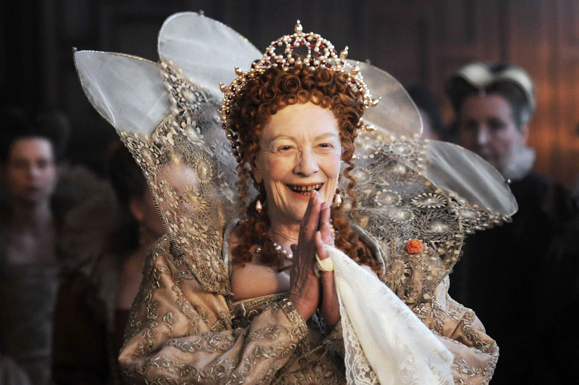 L'actrice Vanessa Redgrave en 2011 dans le film "Anonymous" dans le rôle de la reine Elisabeth I.