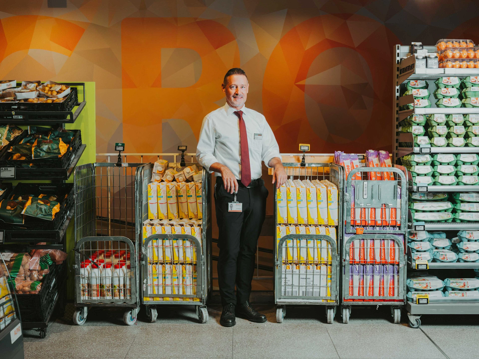 Efrem Hugo, directeur de la filiale du supermarché Paradies à Bâle