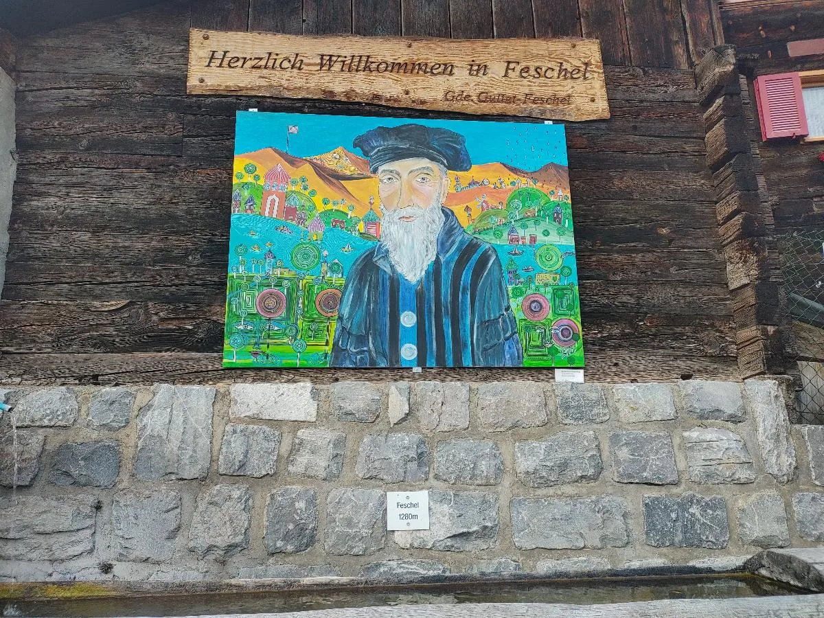 Il percorso culturale collega i due villaggi storici di Guttet e Feschel