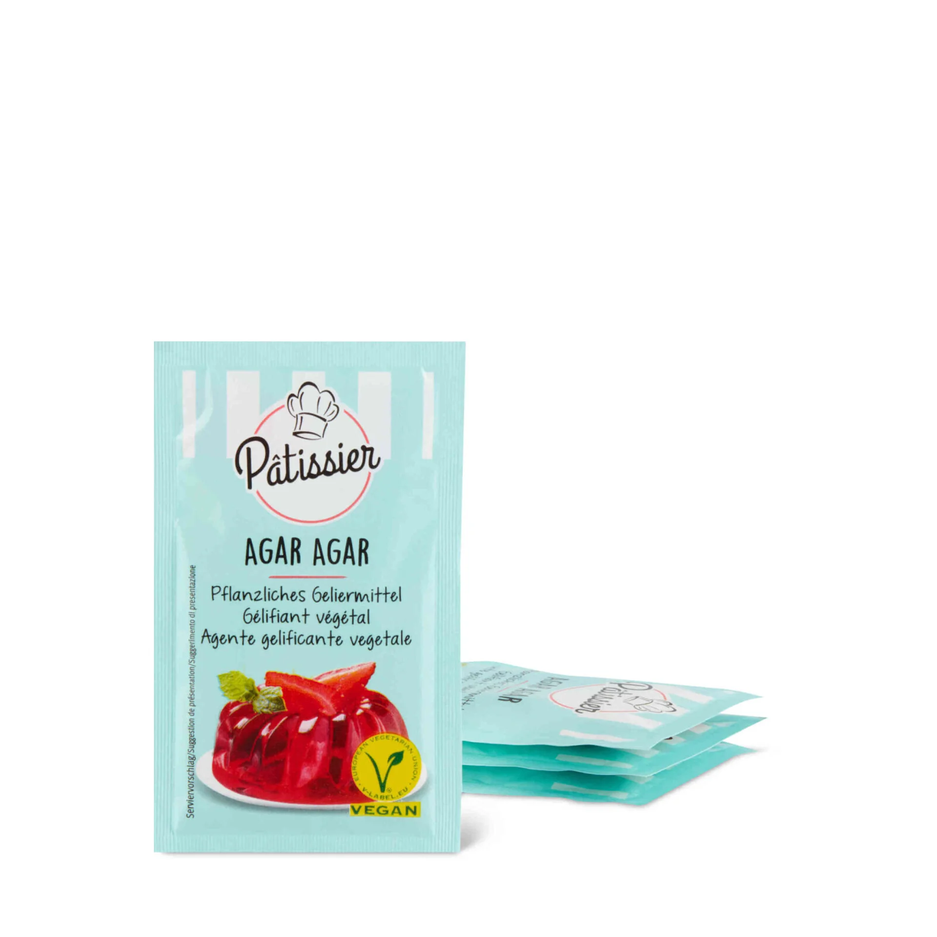 Packshot del prodotto agar agar