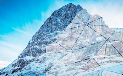 Eiger als Symbol für das neue Finanzsystem der Migros Aare