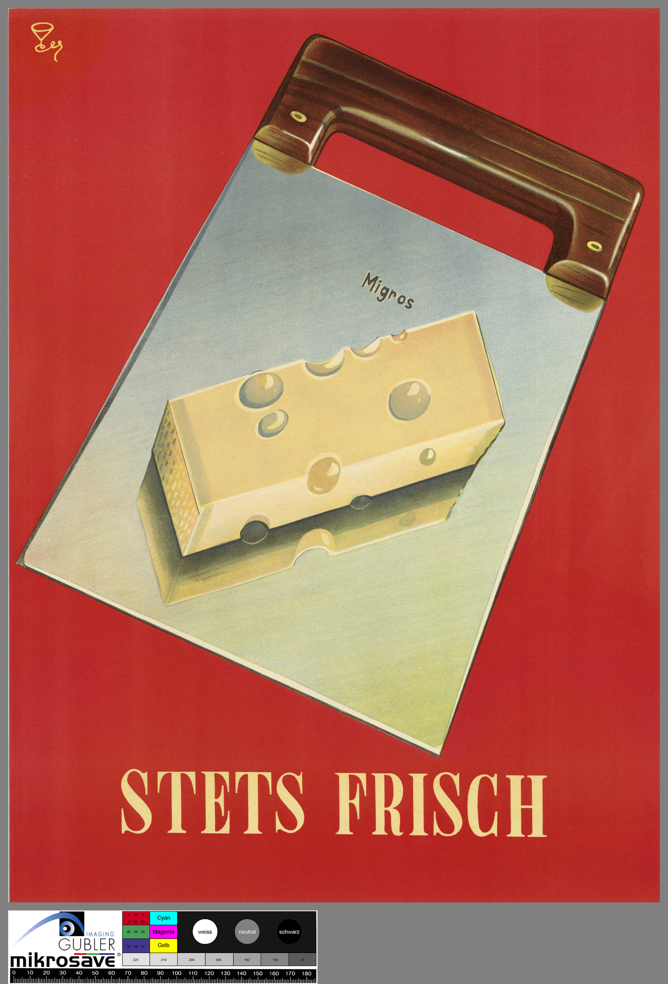 En 1964, Migros a fait la promotion du fromage toujours frais