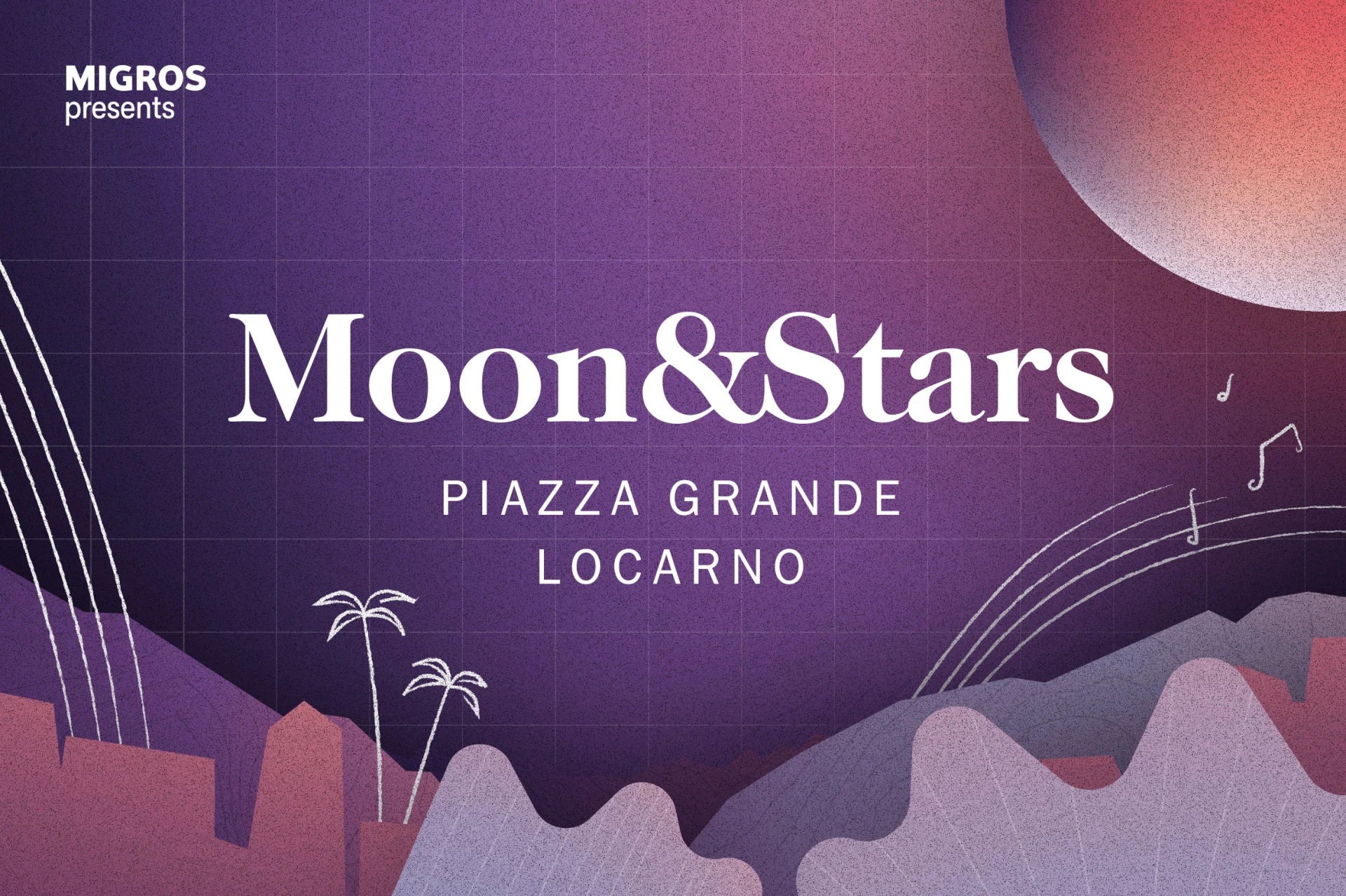 Logo of the Moon and Stars festival in Locarno