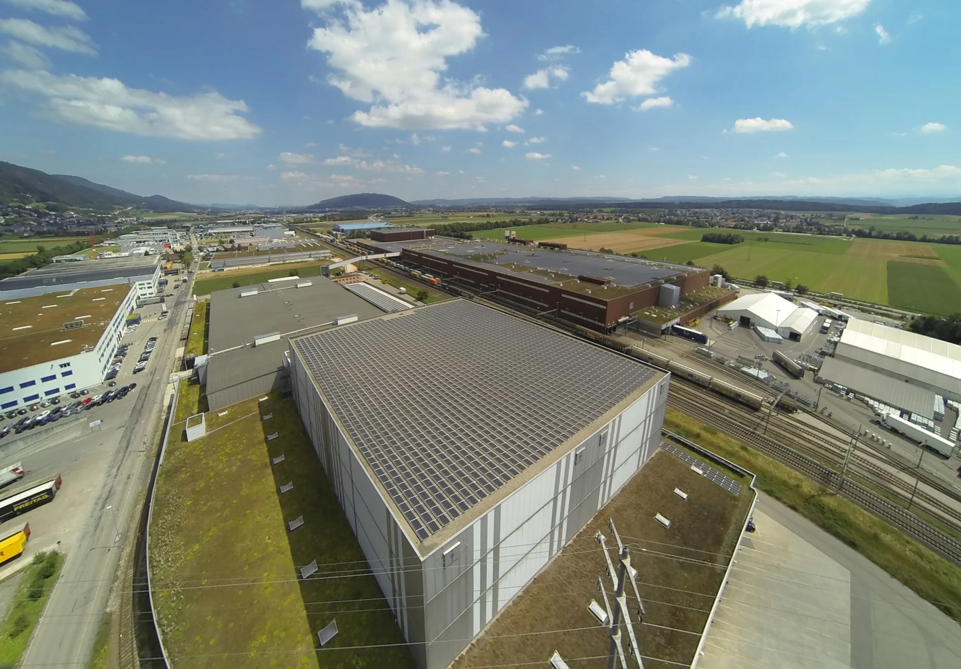 Grösste Schweizer Solaranlage