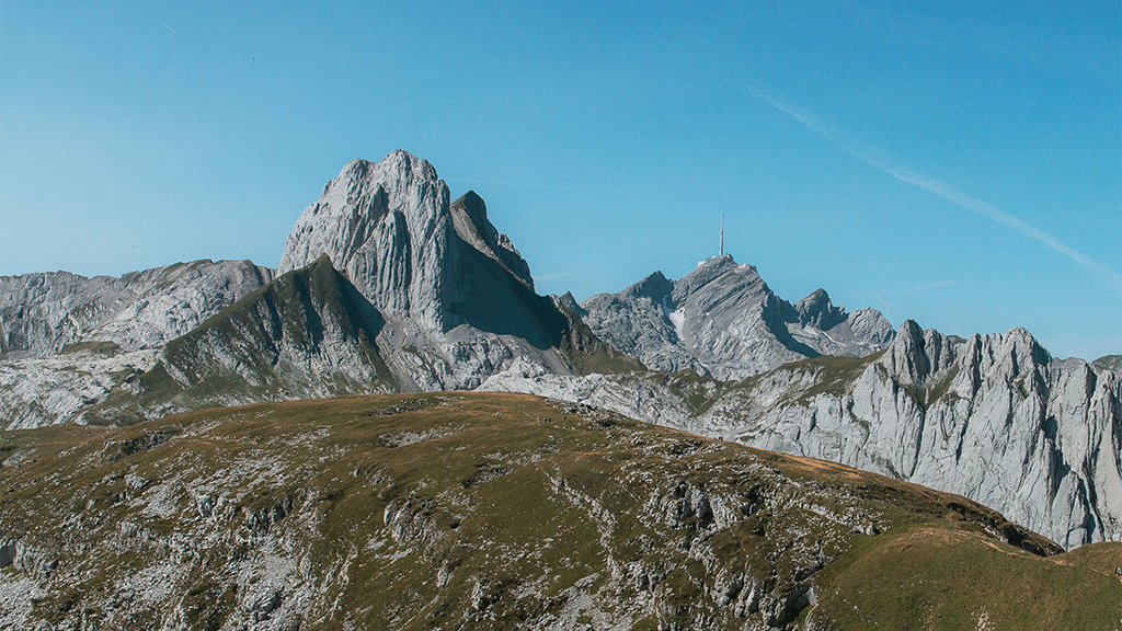 Blick auf den Säntis - Moodbild Organisation der Migros Ostschweiz