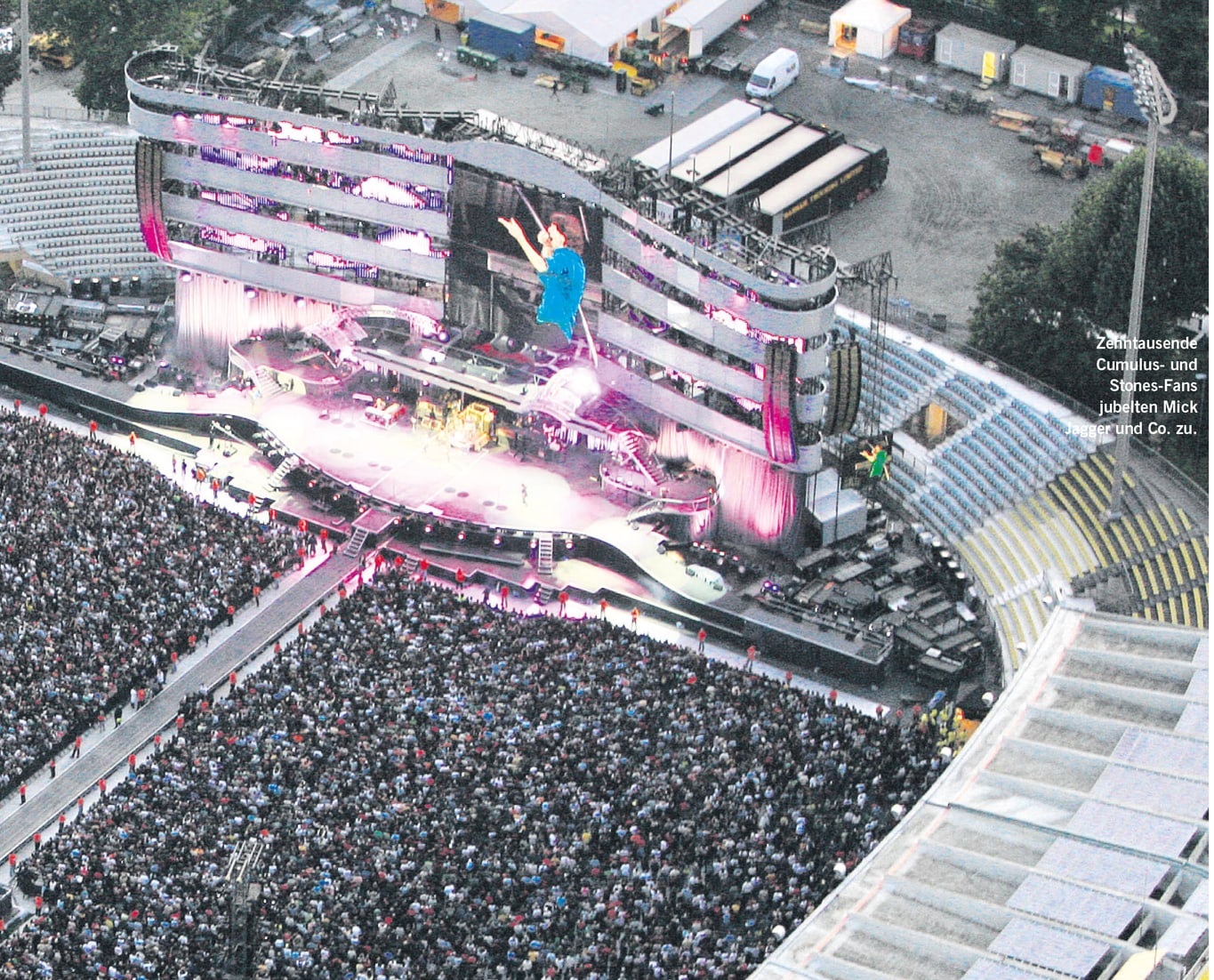 10'000 Cumulus- und Stones-Fans (Migros-Magazin, 20.08.2007)