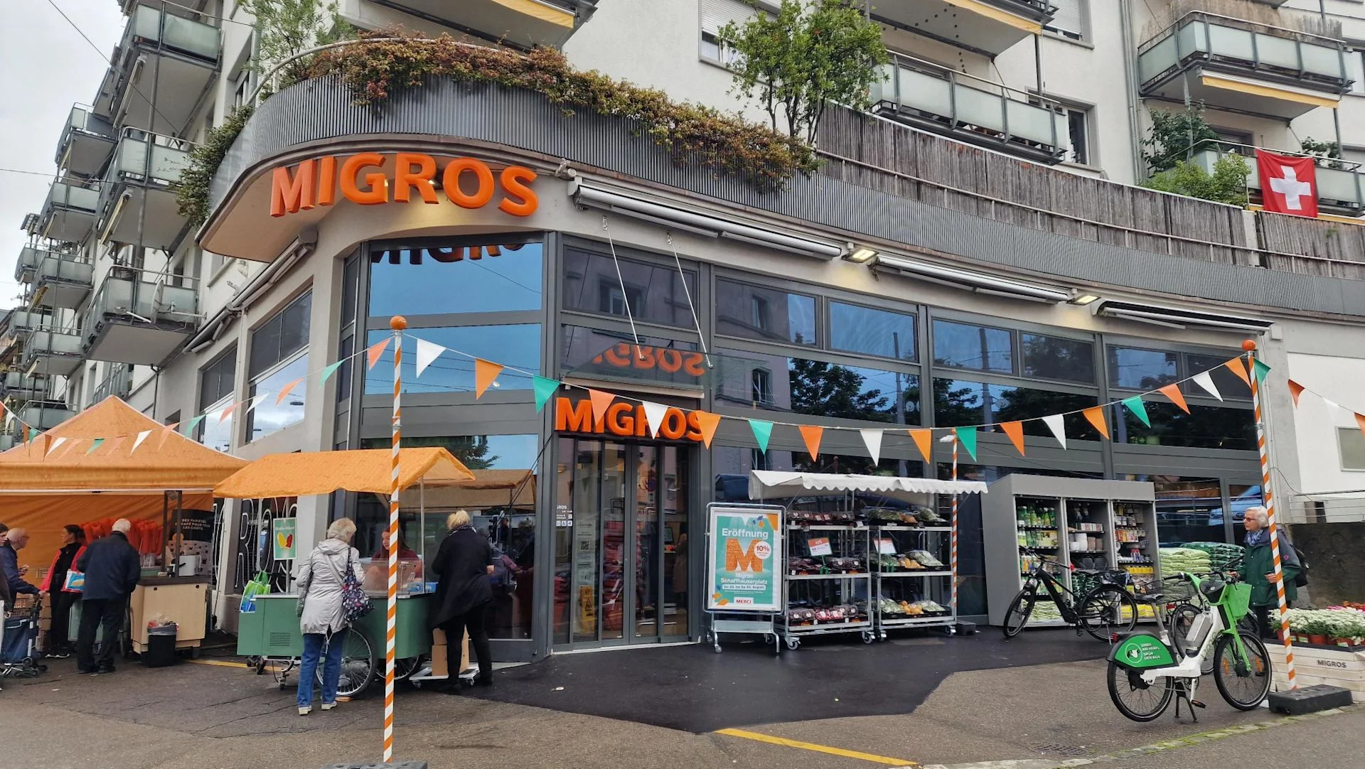 Eröffnung Migros Schaffhauserplatz