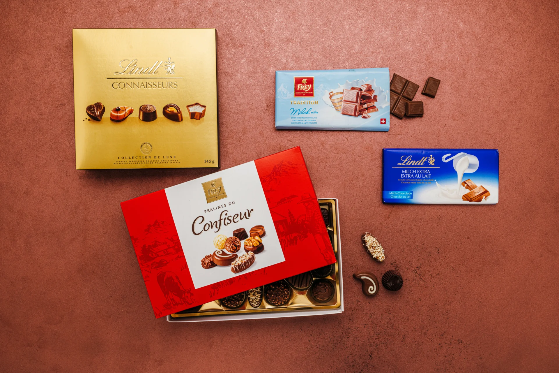 Lindt chocolates and pralines