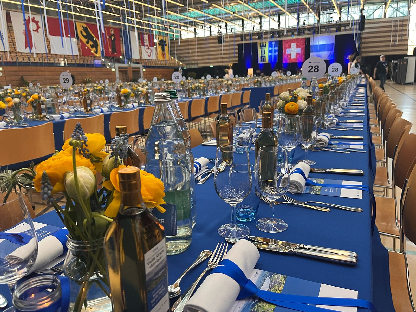 Catering bewirtet Bundesrat