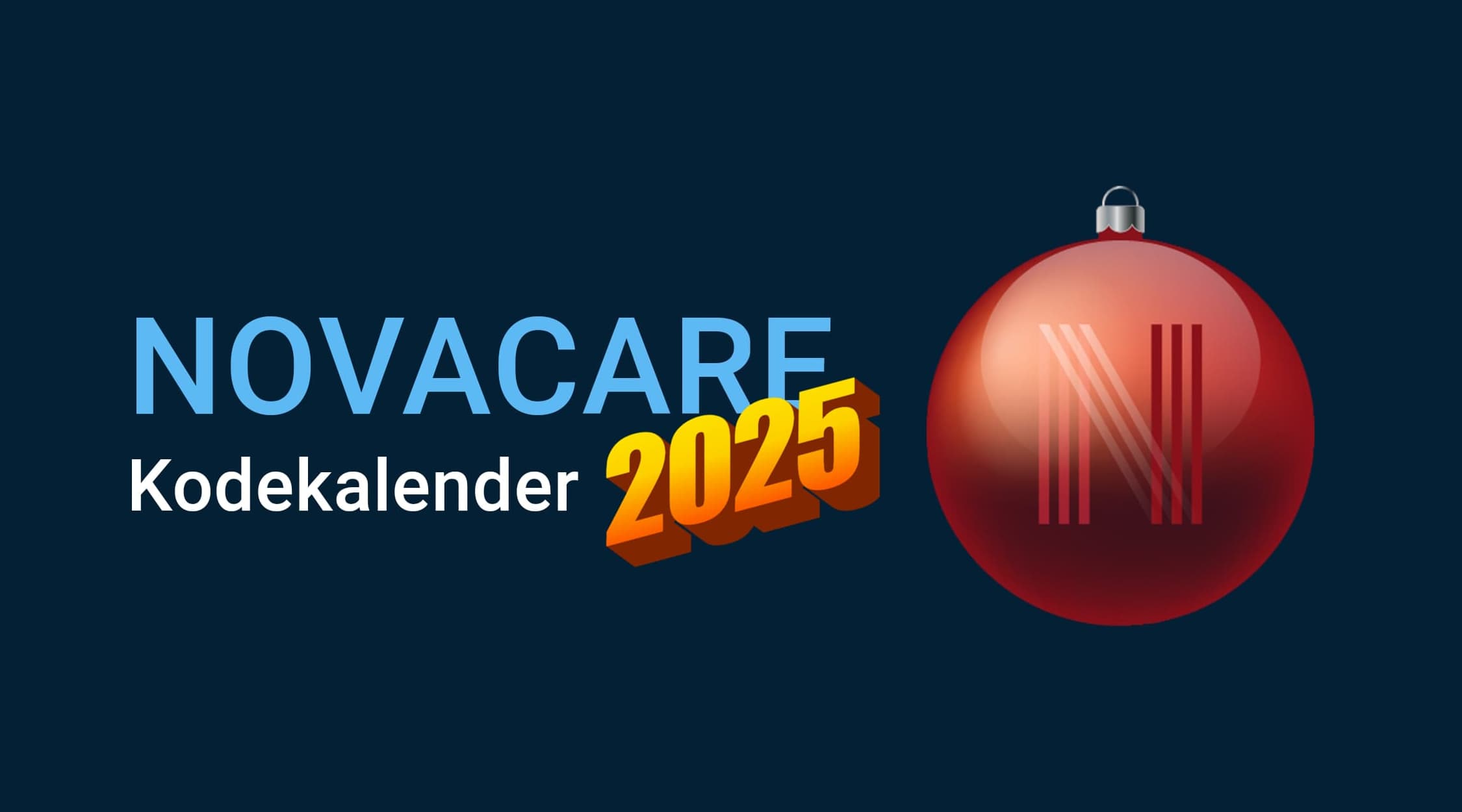 Novacare Kodekalender 2025