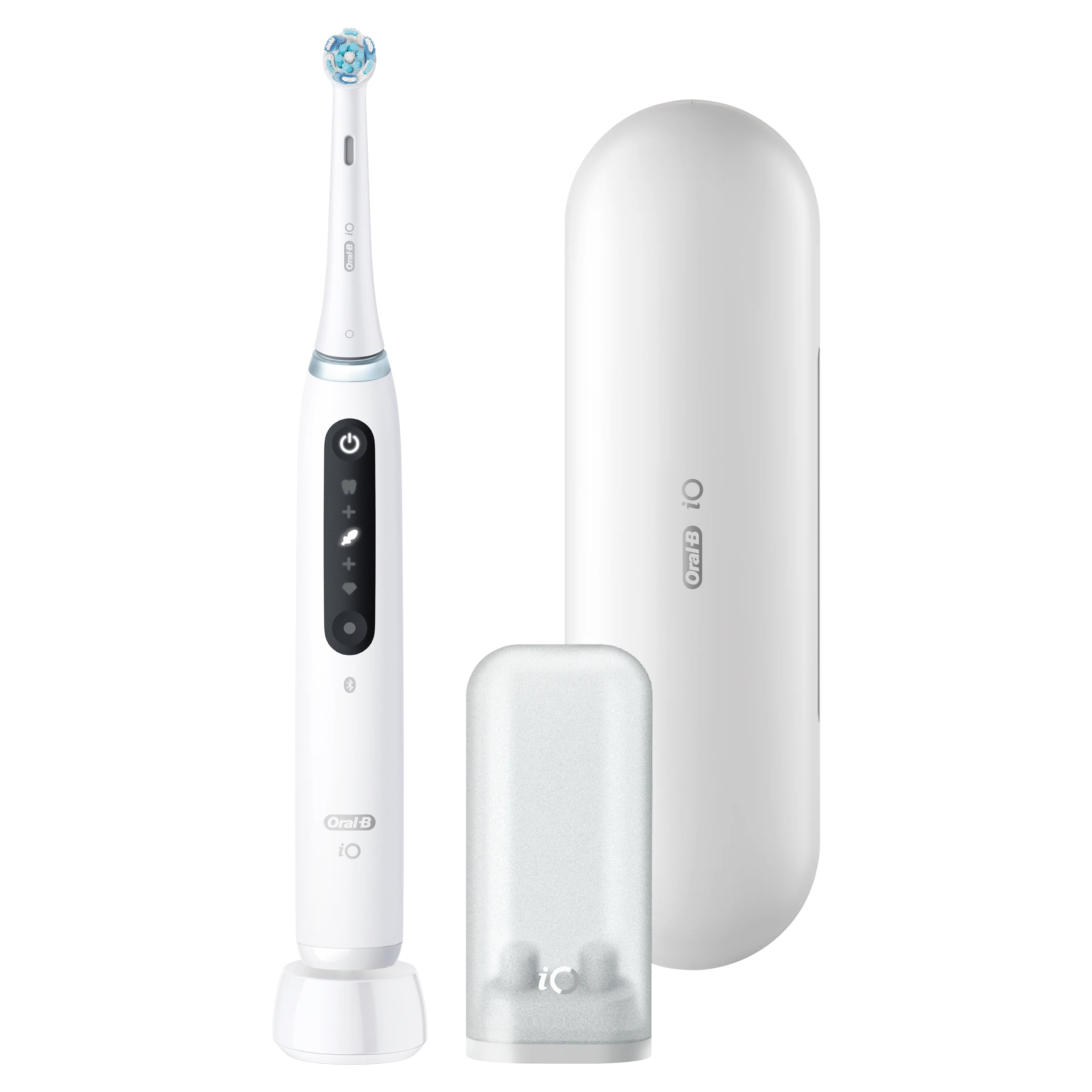 Oral-B iO5 -sähköhammasharja, Musta, 1 vaihtoharja, Matkakotelo - white - 0 