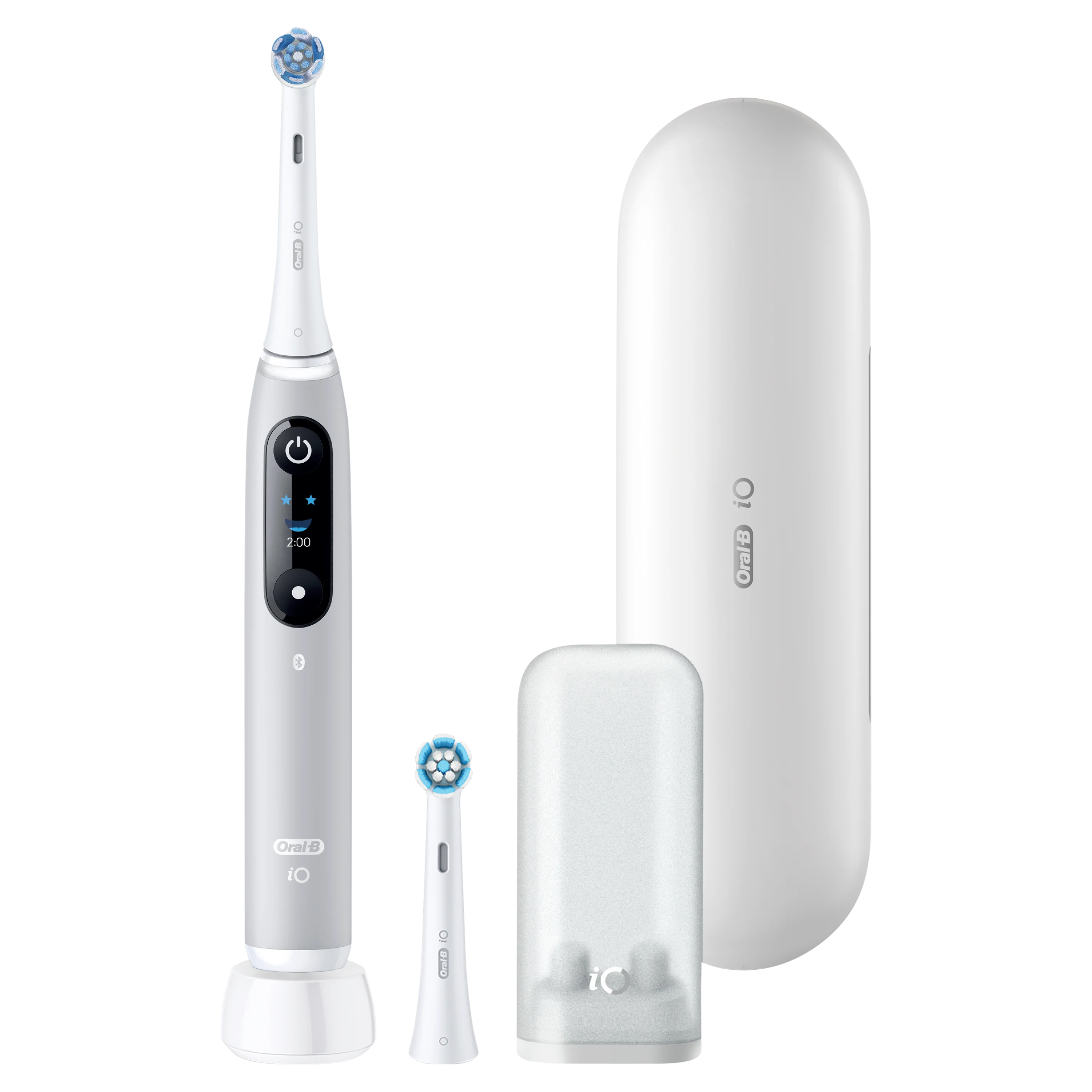  Oral-B iO6 -sähköhammasharja, Musta, 2 vaihtoharjaa, Matkakotelo, Harjaspäiden pidike - grey - 0 