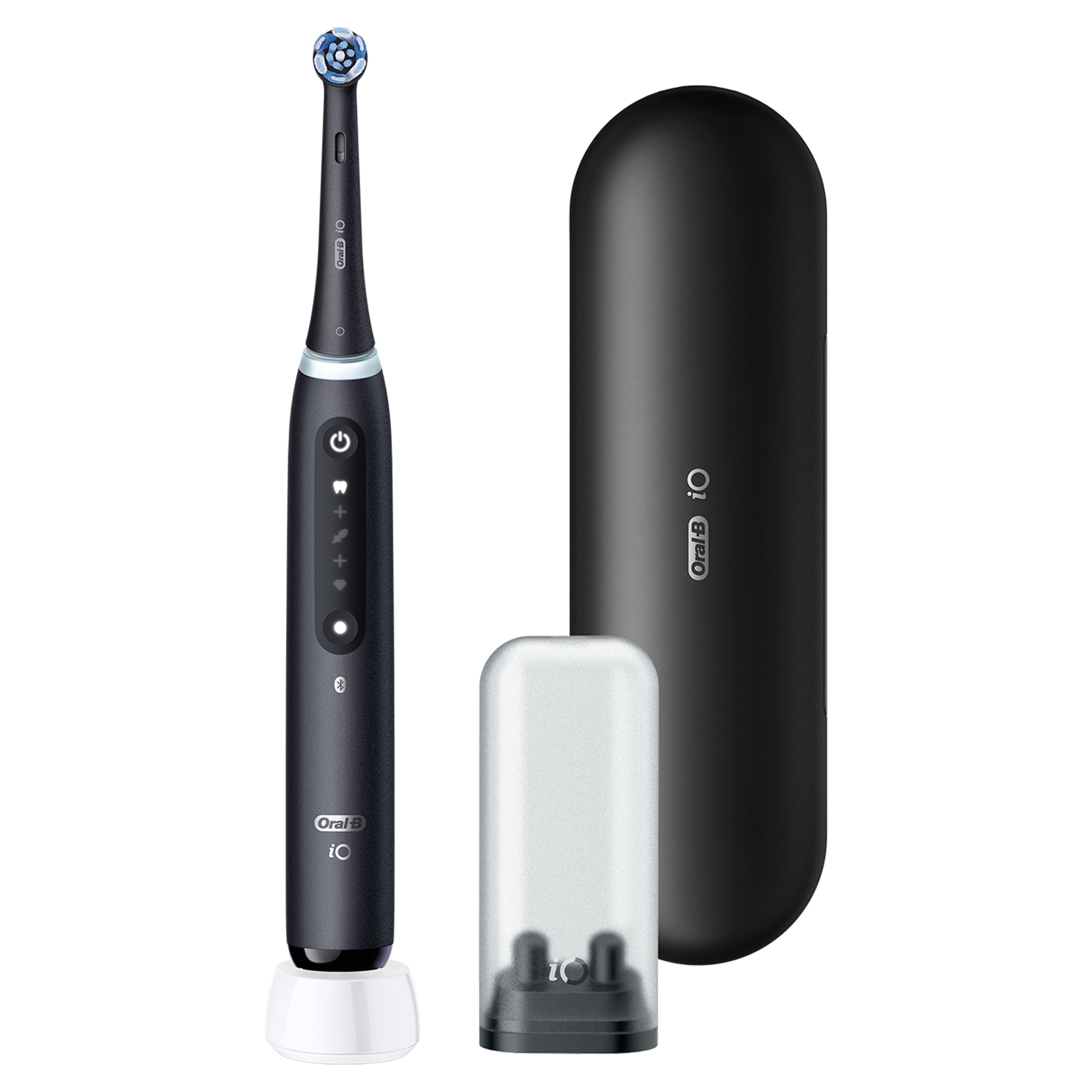 Oral-B iO5 -sähköhammasharja, Musta, 1 vaihtoharja, Matkakotelo - 0
