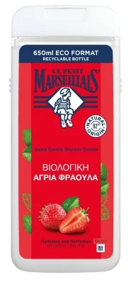 Εξαιρετικά Απαλό Αφρόλουτρο με Βιολογική Άγρια Φράουλα