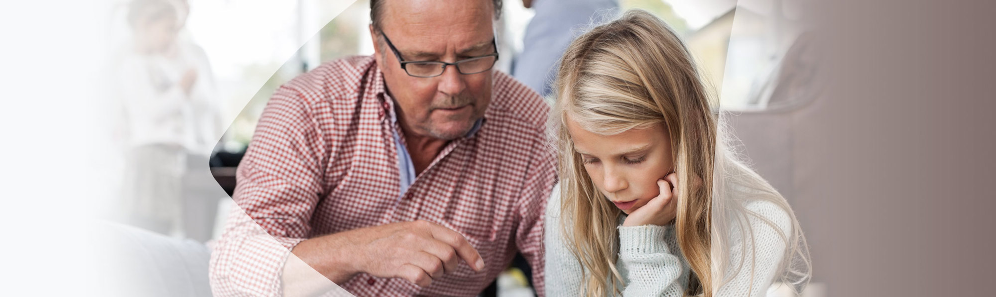 Grandfather with Granddaughter