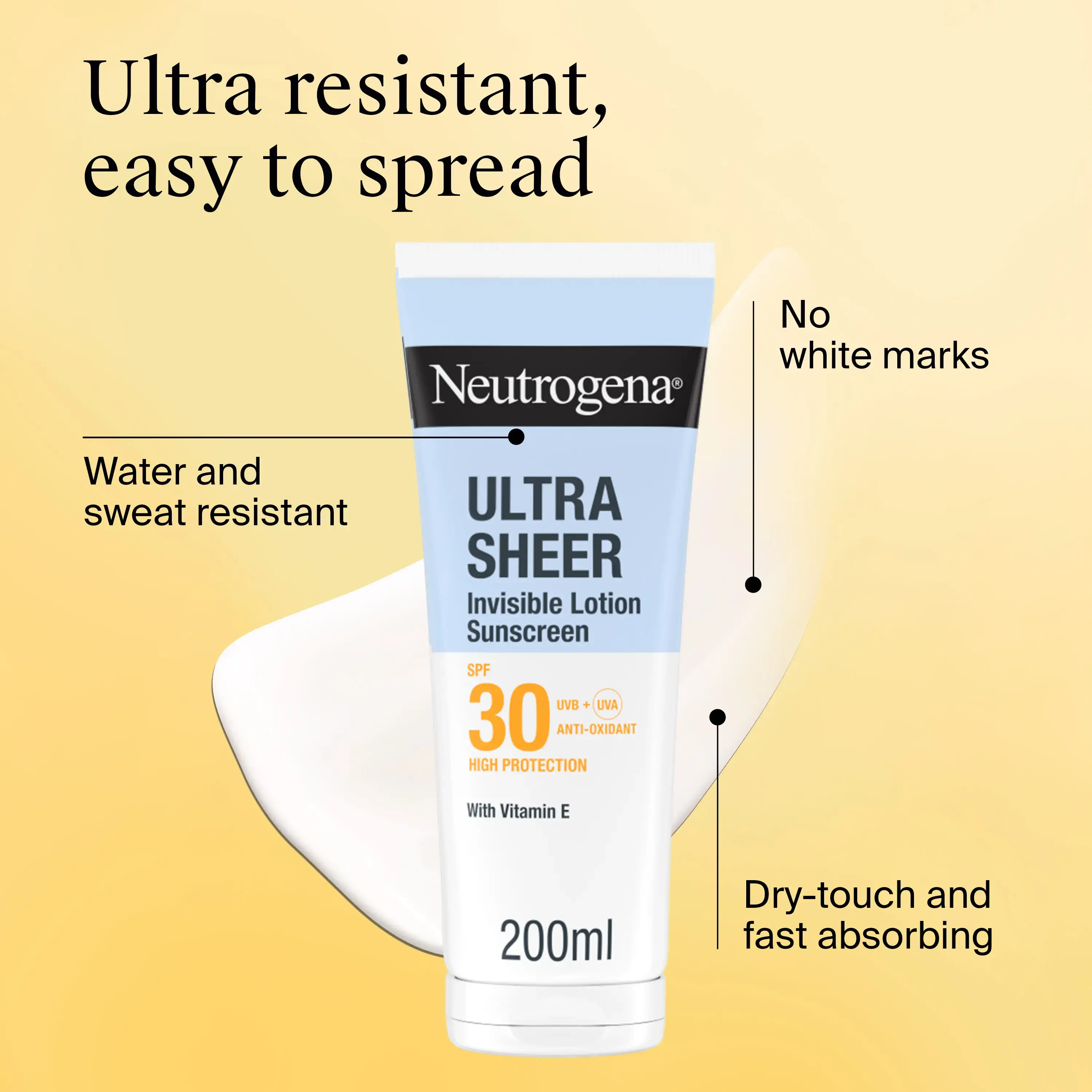 Neutrogena® Ultra Sheer Invisible Hydrating Lotion Sunscreen SPF30 Αντηλιακό Σώματος SPF30