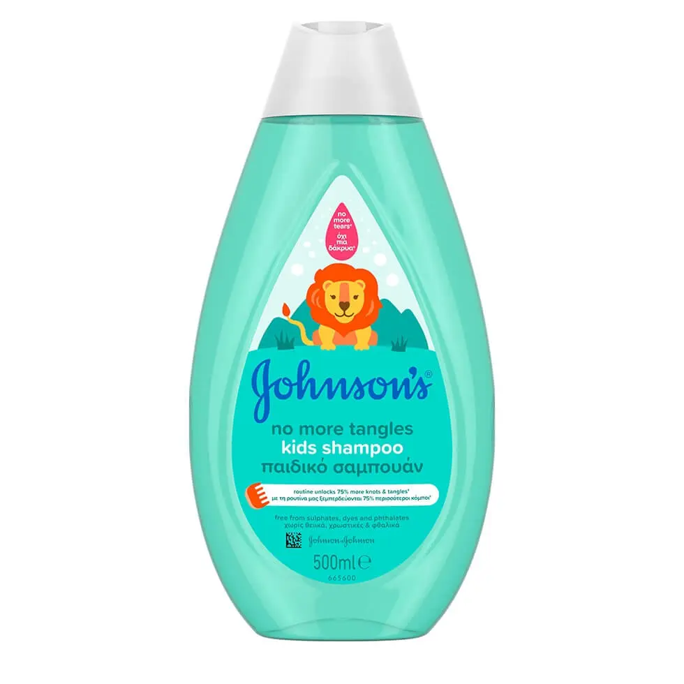 JOHNSON’S® Kids Σαμπουάν No More Tangles®