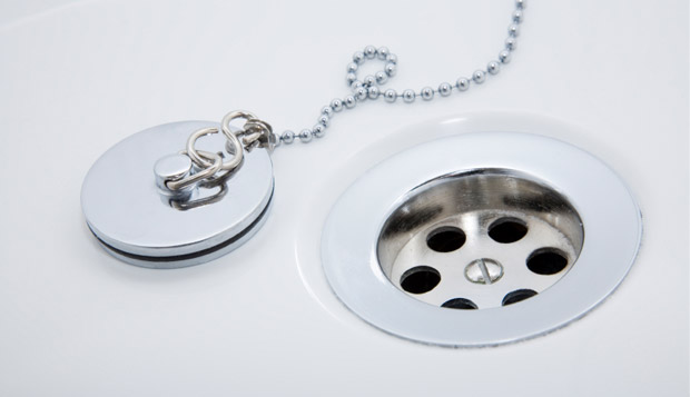 Sink and plug hole