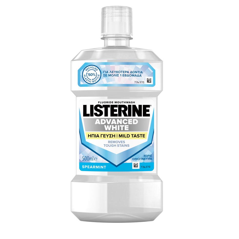 Στοματικό Διάλυμα LISTERINE® Advanced White Ήπια Γεύση